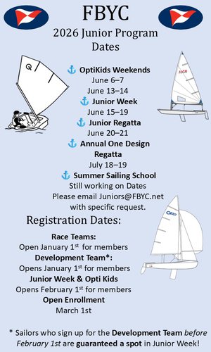 2026 Junior Program Dates