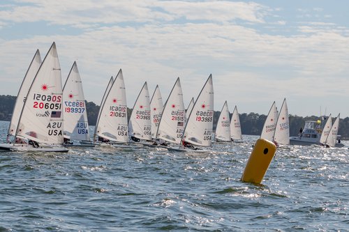 2019 Laser Masters Start - Photo by Paul Almany