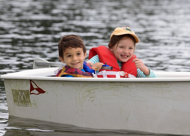 smiling kids in opti