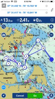 Fall Series 1 Non Spinnaker course