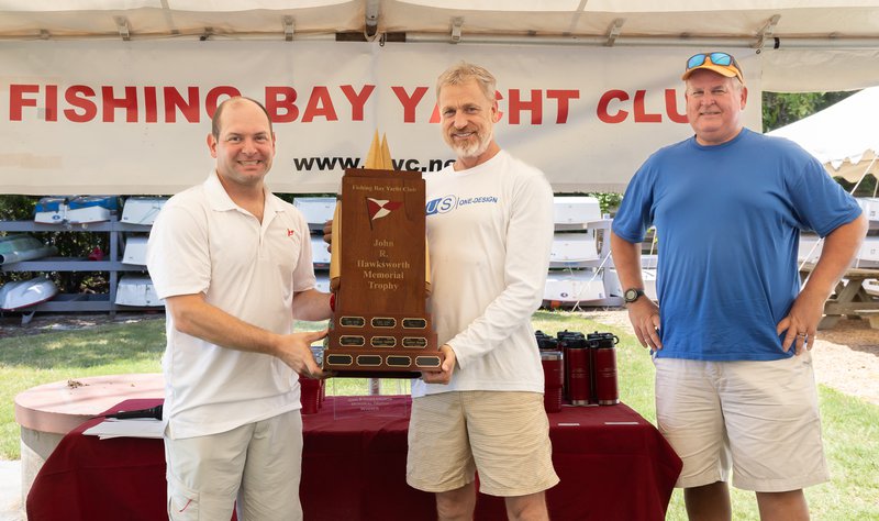 Scott Adam receiving the John R. Hawksworth Memorial Trophy